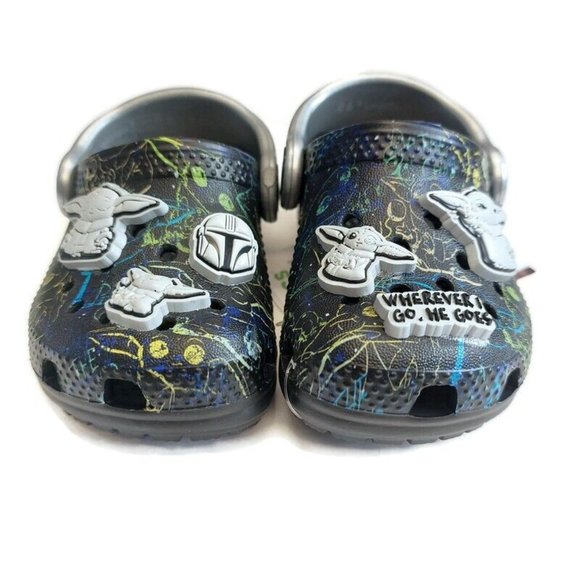 CROCS Grogu Clog T Unisex Toddler Size C4 (1-2 Years Old) Slip On Clogs Shoes - Picture 1 of 7
